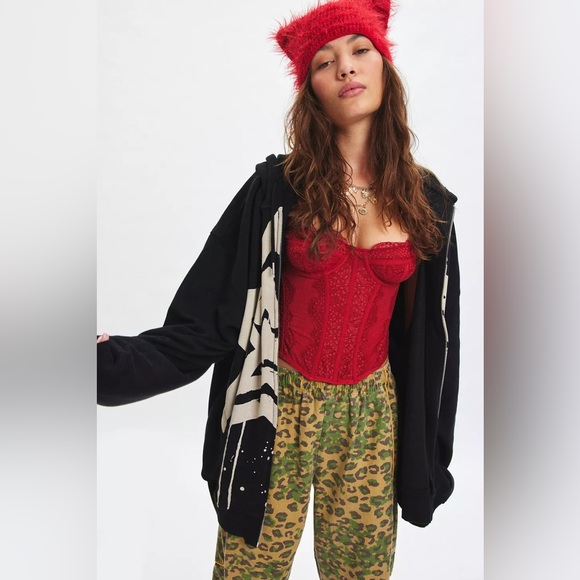 Urban Outfitters Out From Under Red Corset NWOT - Picture 4 of 4